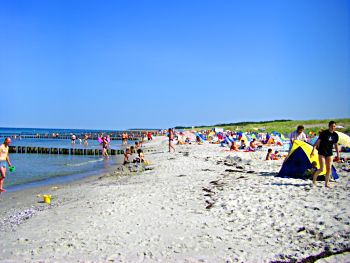 Markgrafenheide am Strand an der Ostsee mit D�ne